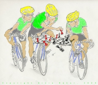 Image from Strategy & Tactics for Cyclists eBook, copyright Arnie Baker, MD, 1998-2013. Used by permission.